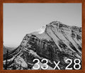 Frame It Easy 33 x 28 Russet Wood Frame by FrameItEasy