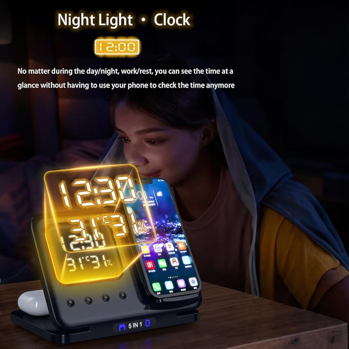 AYI 5in1 Multi Functional Wireless Charging Station - Image 2
