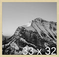 Frame It Easy 33 x 32 Wheat Wood Frame by FrameItEasy