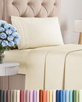 Twin XL Size 3 Piece Sheet Set by CGKUnlimited