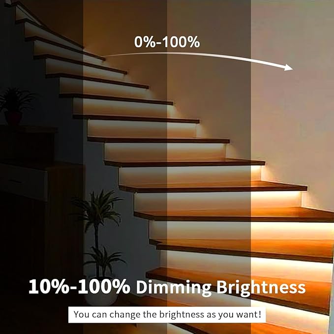 VST 12V 8mm 16.4ft/5m COB LED Strip Lights, Warm White 2700K, Dimmable LED Tape - Image 6