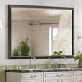 SMIROR Matte Black Bathroom Mirror by SMIROR