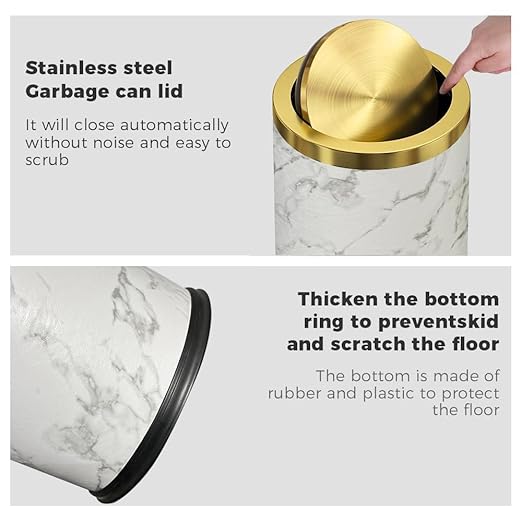 4 Gallon Bathroom Trash Can - Image 5
