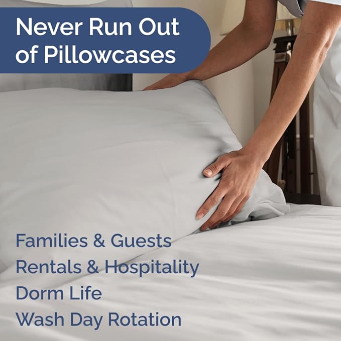 Queen Pillow Cases Set of 10 - Image 5