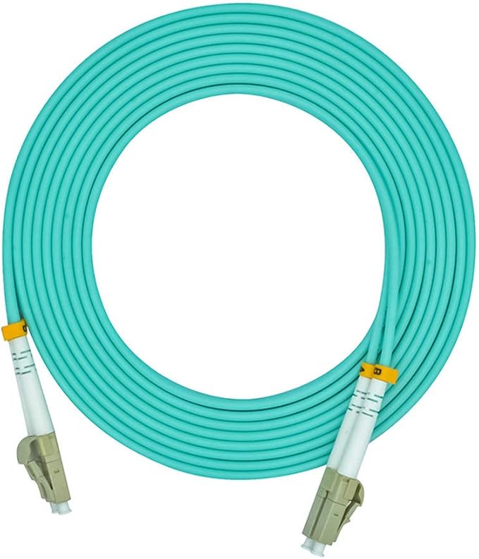 Jeirdus 2Meters 6ft LC to LC Duplex 50/125 10G OM3 Multi-Mode Fiber Optic Cable by Jeirdus