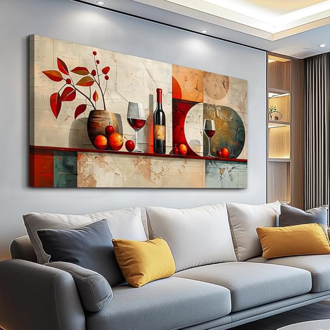 ERQINHUA Large Canvas Wall Art For Kitchen Wall Decor For Living Room - Image 6