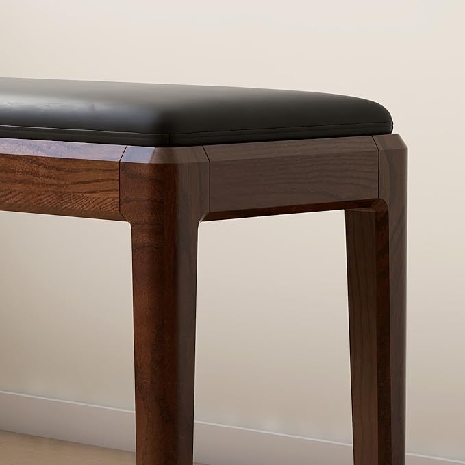 55.1'' Leather Upholstered Dining Bench - Image 4