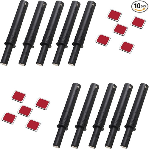 10 Pcs Magnetic Push Latches for Cabinet Push to Open Door Latch Soft Quiet by bjsdkff