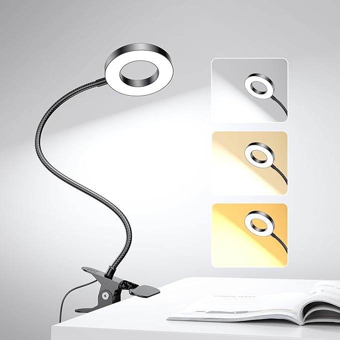 GARMESE LED Desk Lamp Clip on Light by GARMESE