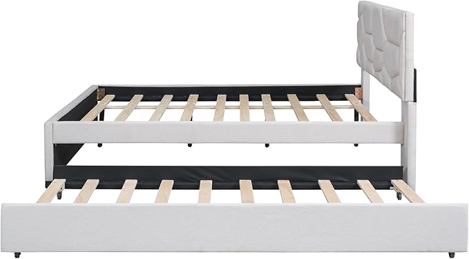 Full Size Upholstered Platform Bed - Image 7