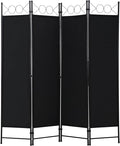 FDW 4 Panel Room Divider and Folding Portable Partition Screen, 6FT Wall by FDW