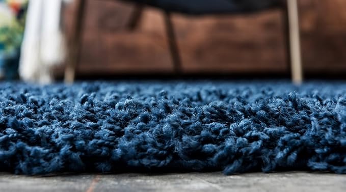 Unique Loom Solid Shag Collection Area Rug - Image 21