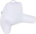 Husband Pillow White, Original Reading Pillow in Bed Rest Chair, Shredded by HusbandPillow