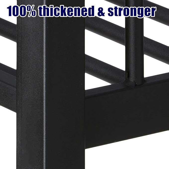 SIGONE Stronger & Safer Heavy Duty Twin XL Over Queen Bunk Bed - Image 4