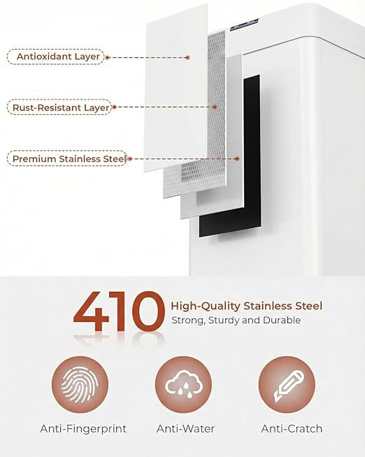 TLSUNNY 21.1 Gallon Motion Sensor Trash Can, Touchless Automatic Garbage Can - Image 4