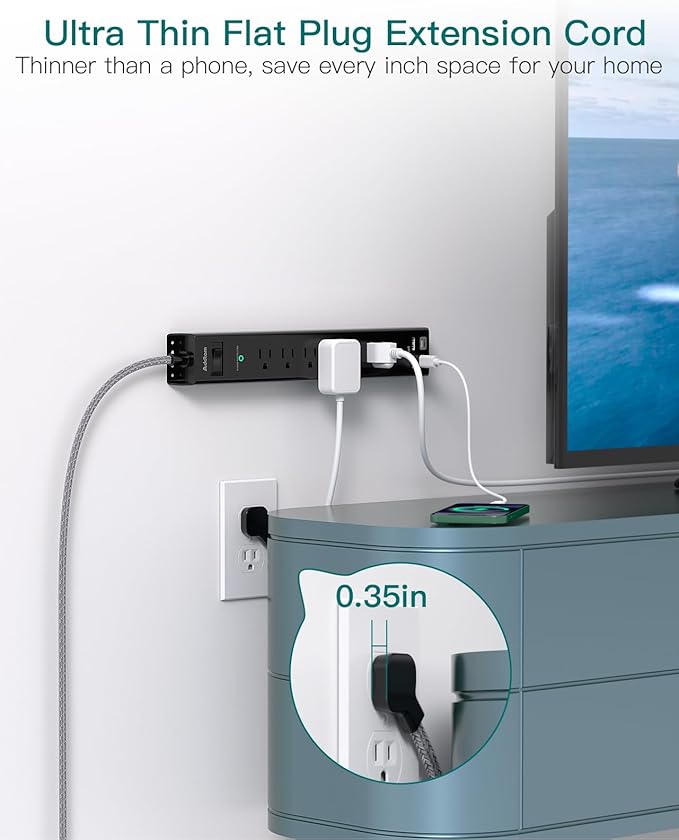 Surge Protector Power Strip - Image 4