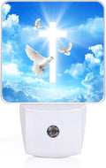 GANTINIR Cross Heaven Night Light, Plug-into Blessed Nightlight White LED Lamp by Unknown