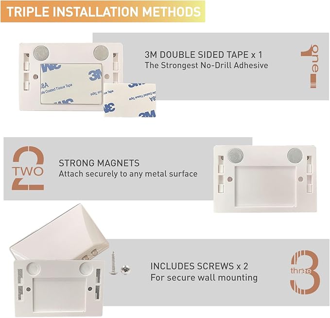 RADIXIUM White 2 Pack Motion Sensor Keyhole Light - Image 5