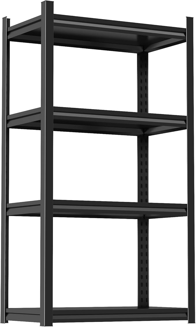 Garage Shelves, 14-48''W Heavy-Duty Storage Shelves, Double-Layer Uprights by Beaunatixx