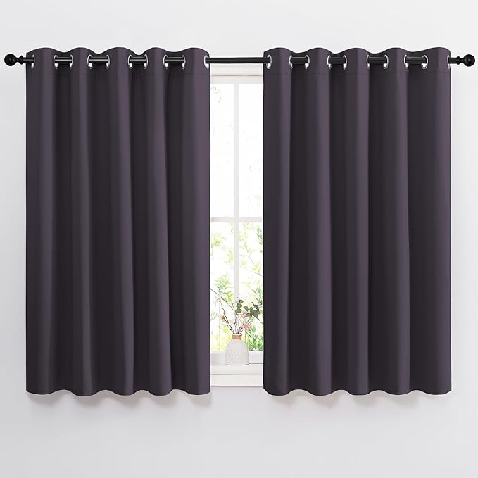 NICETOWN Greyish Purple Room Darkening Curtain Panels by NICETOWN