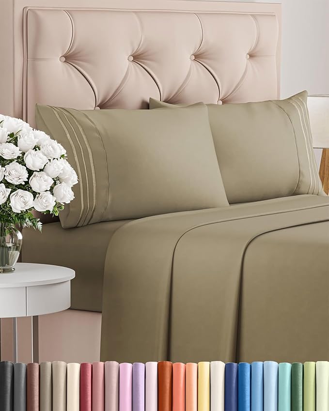 Queen Size 4 Piece Sheet Set by CGKUnlimited