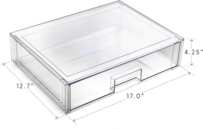 BINO | Stackable Storage Drawers, Shallow X-Large - Image 2