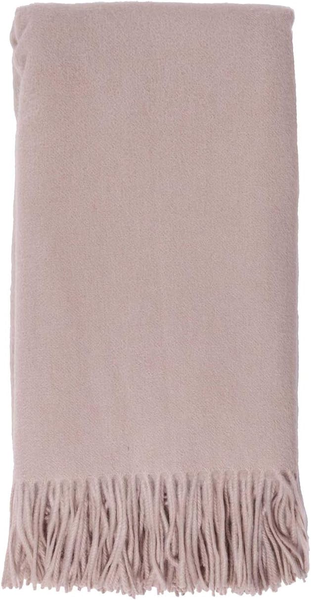 Alashan - Cashmere Blend Ripple Finish Woven Throw - Soft Cashmere Throw Blanket by Alashan
