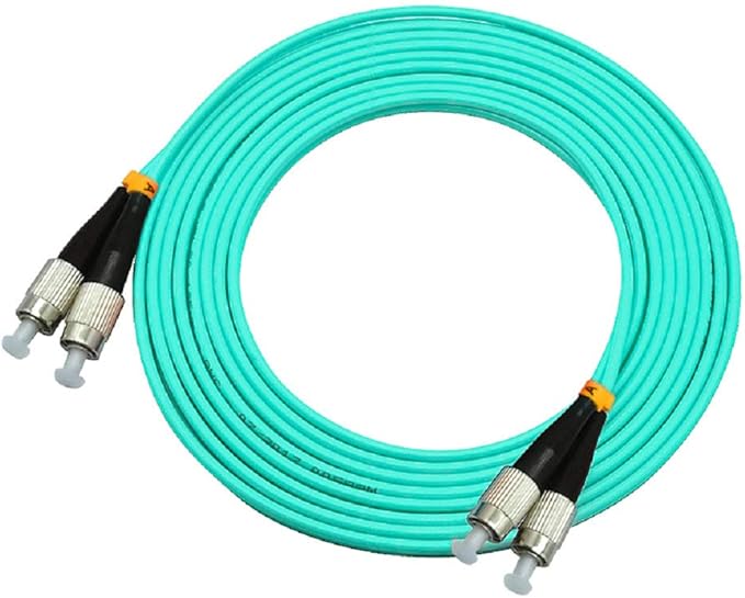 Jeirdus 5Meters 16ft Duplex 50/125 10G OM3 Multi-Mode Fiber Optic Cable Jumper - Image 3