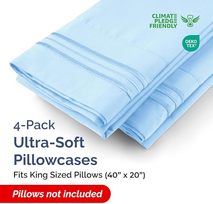 King Pillow Cases Set of 4 - Image 2