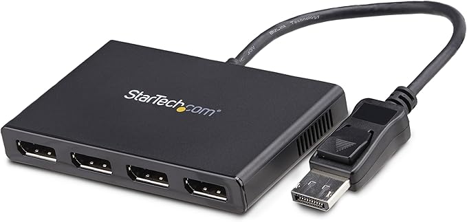 StarTech.com 4-Port DisplayPort 1.2 Splitter, DisplayPort to 4x DP by StarTech