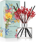 COCODOR Preserved Real Flower Reed Diffuser/Black Cherry / 6.7oz / 1 Pack/Reed by Cocodor