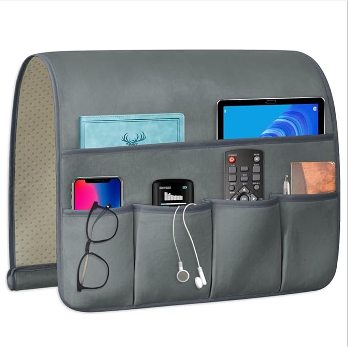 WETRBWEH TV Remote Control Holder Couch Caddy, Non-slip Bedside Caddy Organizer by WETRBWEH