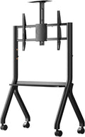 Sylvox Outdoor TV Rolling Cart, Heavy-Duty Y-Type Mobile TV Stand by SYLVOX
