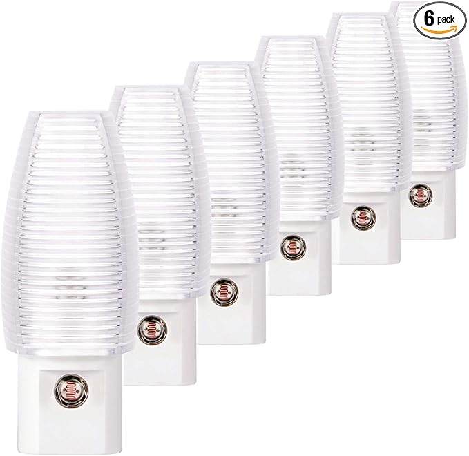 Emotionlite Plug in Night Light, Neutral White LED Nightlight, Dusk to Dawn by Emotionlite