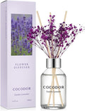 COCODOR Flower Reed Diffuser Set / 3.4oz / Garden Lavender/Scent Diffuser by Cocodor