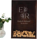 ARYCRAFTS Personalized Wooden Wine Cork Holder Shadow Box – Custom Engraved by Unknown
