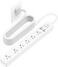15 Ft Power Strip Surge Protector by Maxpw