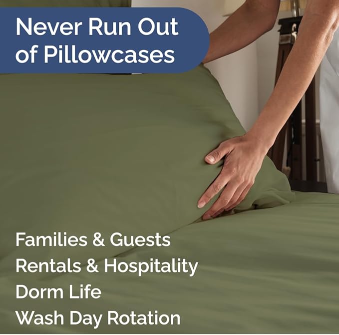 Queen Pillow Cases Set of 10 - Image 5