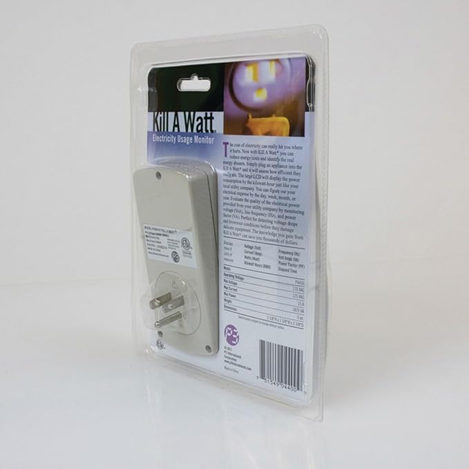 2-Pack P3 P4400 Kill A Watt Electricity Usage Monitor - Image 9