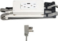 My Tidy Space Compact Combo USB-A USB-C 15 Amp in-Drawer Docking Station Outlet by MyTidySpace