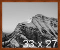 Frame It Easy 33 x 27 Russet Wood Frame by FrameItEasy