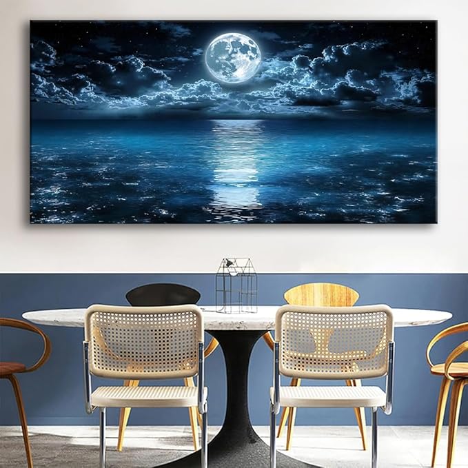 Big Moon Canvas Wall Art - Image 6