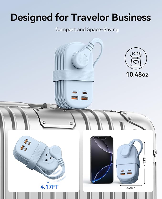ORICO 65W GaN Travel Power Strip - Image 5