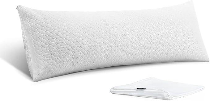 Firm Body Pillow 1.5cm Cubies Memory Foam – Pain Relief & Sleeping & Supportive by RainmrBedding