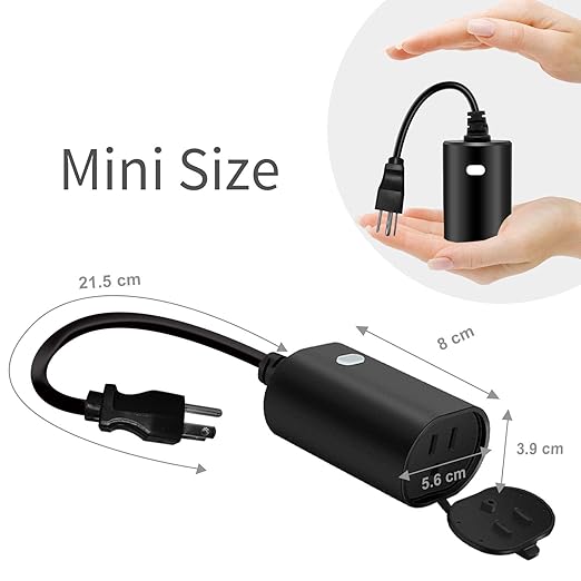 Minoston Outdoor Outlet, WiFi Smart Plug in Energy Monitoring, 2.4Ghz Wi-Fi - Image 8