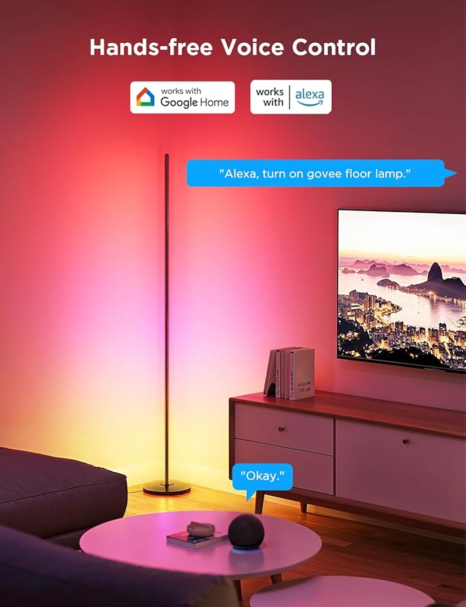 Govee RGBIC Floor Lamp Basic 2-Pack, Compatible - Image 5
