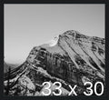 Frame It Easy 33 x 30 Black Wood Frame by FrameItEasy