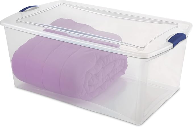 2-Pack 105 Quart Heavy Duty Plastic Storage Bins - Image 3