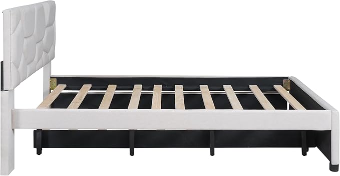 Full Size Upholstered Platform Bed - Image 5