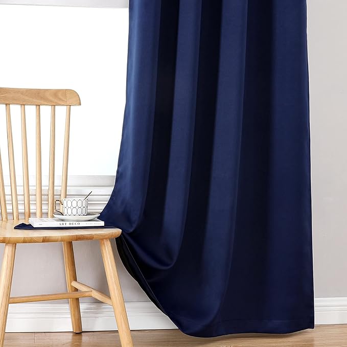 ChrisDowa 100% Blackout Curtains 84 inch Long - Image 6